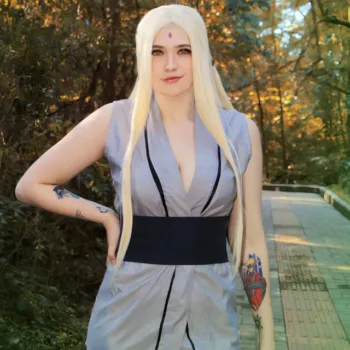 Belo cosplay da Tsunade, de Naruto, da gabbriesh - capa 02