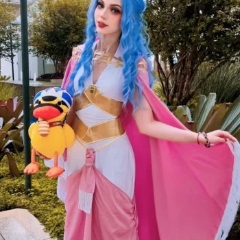Belo cosplay da Vivi Nefertari, de One Piece, da Alice Dias - capa 01