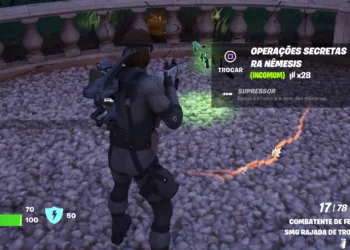 Fortnite - Encontrando armas com supressor capa