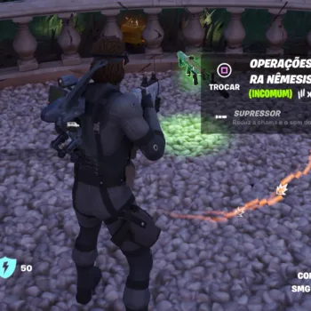 Fortnite - Encontrando armas com supressor capa