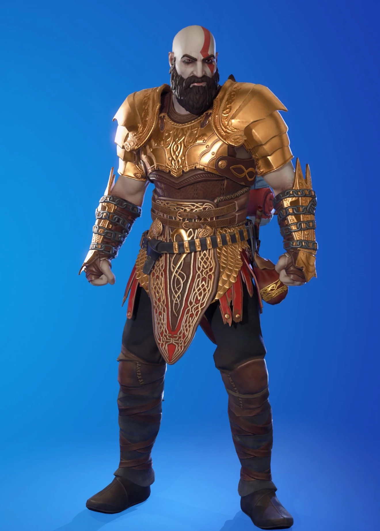 Fortnite - Kratos com armadura
