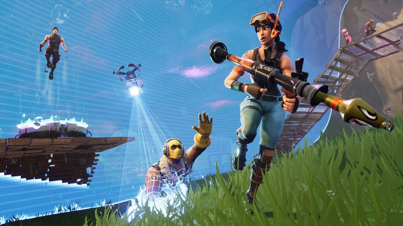 Fortnite - Personagem perto do limiar da tempestade