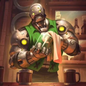 Hearthstone: Saiba mais sobre os novos Feitiços da Taverna Hearthstone - Bartend-O-Bot Art capa
