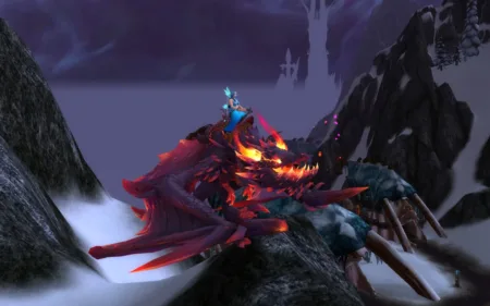 Montaria mais rápida no WoW - 2024 - capa - Dragonaria nos Picos Tempestuosos