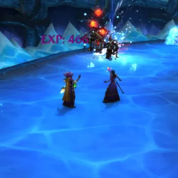 Progressão de World of Warcraft: Upando rápido nas masmorras e na Caminhada Temporal com Sacerdote World of Warcraft - Fazendo masmorra temporal no início de janeiro - capa