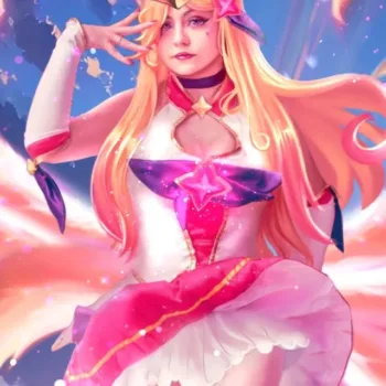 Ahri Guardiã Estelar, de League of Legends, neste belo cosplay da Isa - capa