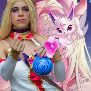 Ahri Guardiã Estelar neste belo cosplay de League of Legends, da Ladyzoro - capa 02