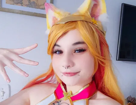 Ahri Guardiã Estelar neste belo cosplay de League of Legends, da setsuhna - capa 01