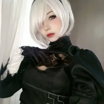Belo cosplay da 2B, de Nier Automata, da Mary - capa 02