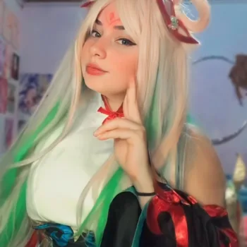 Belo cosplay da Irelia Mythmaker, de League of Legends, da Bella - capa 02