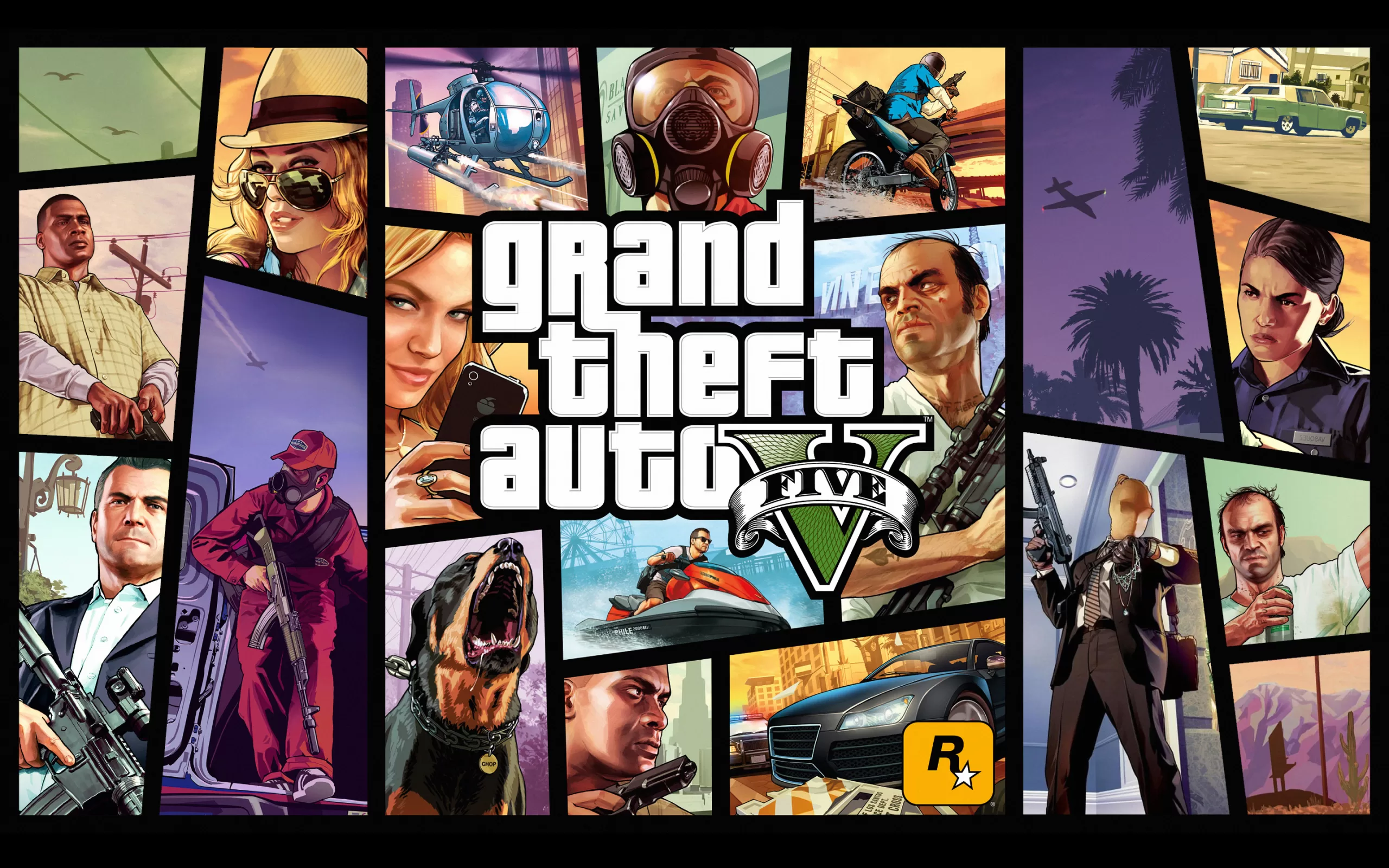 Grand Theft Auto V - GTA 5 Wallpaper Full HD 2024 - 01