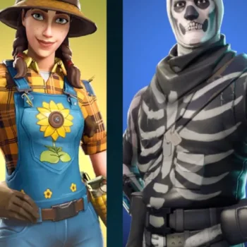 Loja de Fortnite em 21-02 - Fazendeira e Patrulheiro Caveira capa