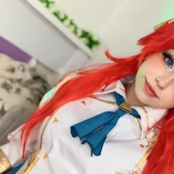 Beautiful Battle Academia Prestige Edition Lux cosplay, from League of Legends Lux Bihune capa 01