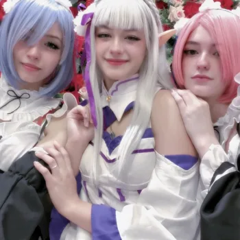 Rem, Ram e Emilia nestes belos cosplays de Re Zero - capa 01