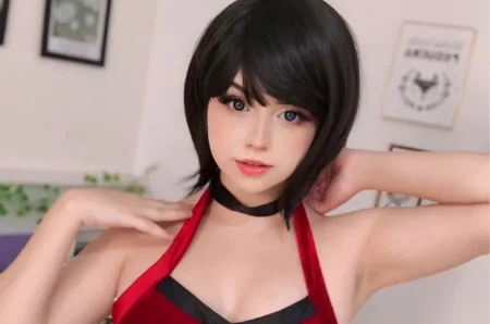 Belo cosplay da Ada Wong, de Resident Evil, da Bihune - capa