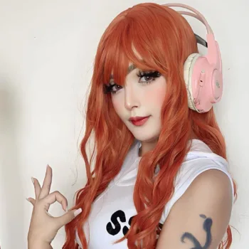 One Piece - Beautiful Nami Cosplay, from Egghead Arc Belo cosplay da Nami, de One Piece, da Mizu - Versão de Egghead - capa