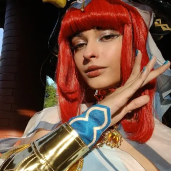 Brasileira Giovanna divulga fotos e reels dela de Nilou, de Genshin Impact Belo cosplay da Nilou, de Genshin Impact, da Gigiveras capa