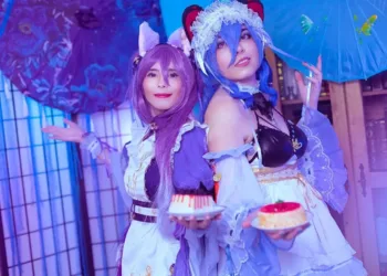 Genshin Impact - Belos cosplays da Keqing e Ganyu, em versões maid capa 01