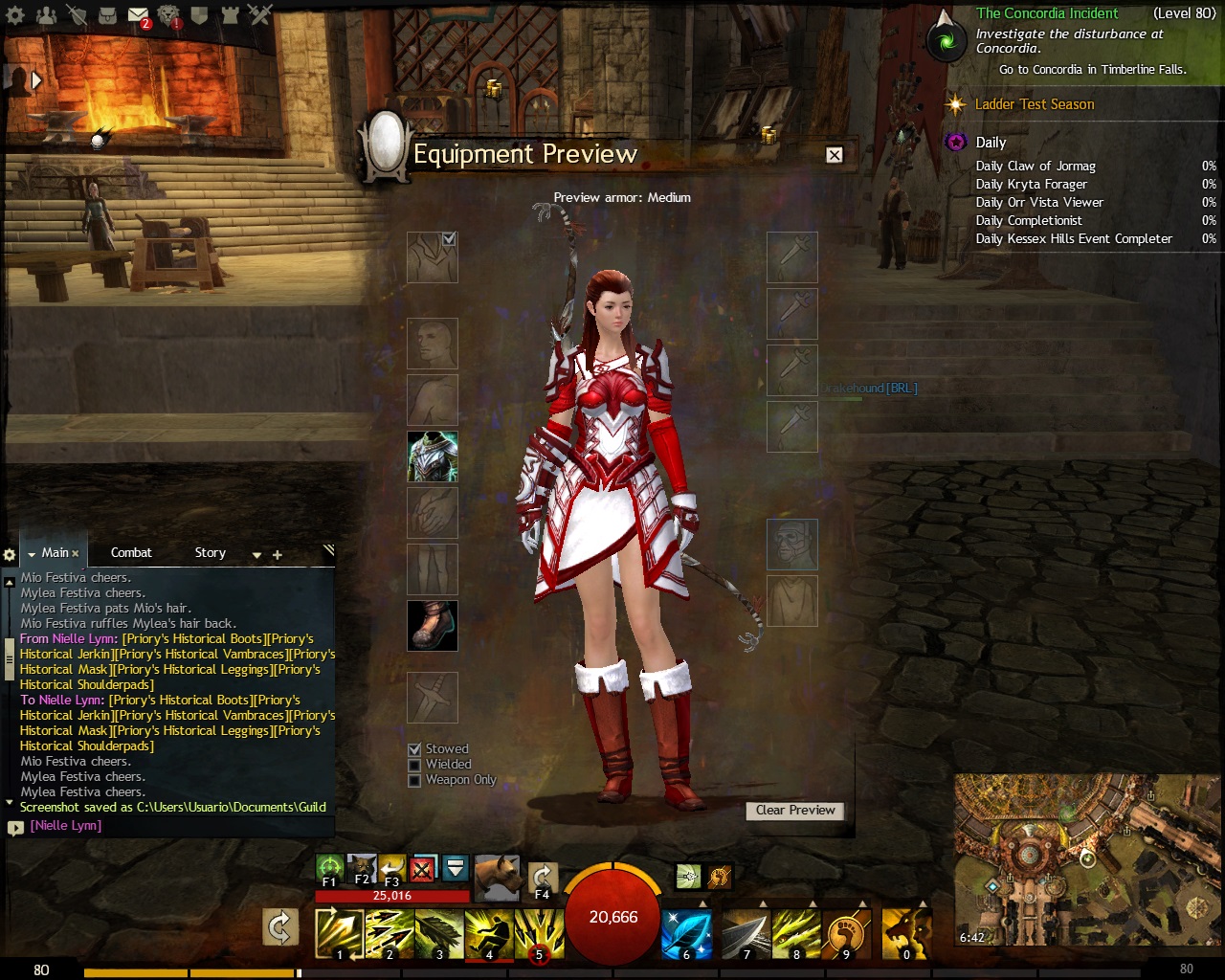 Guild Wars 2 - Priorys Historical Jerkin with Seeker Boots - 01
