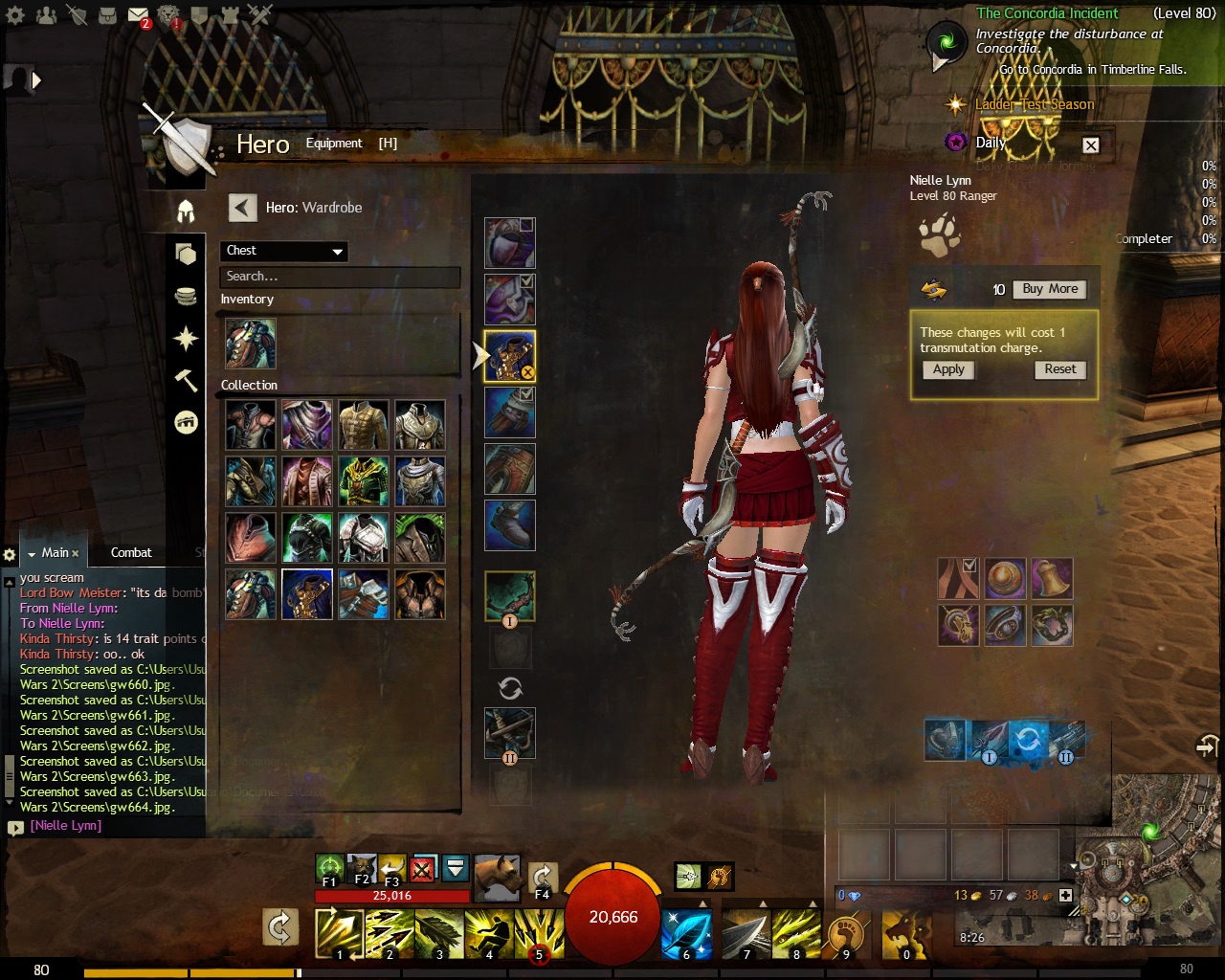 Guild Wars 2 - Snakethief Coat with Magitech Skirt - 02