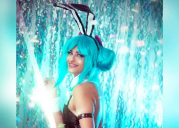 Hatsune Miku Bunny Version - Vocaloid Cosplay capa