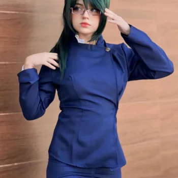 Veja o belo cosplay da Maki Zenin, de Jujutsu Kaisen, da Bihune Nova foto do belo cosplay da Maki Zenin, de Jujutsu Kaisen, da Bihune - capa 03