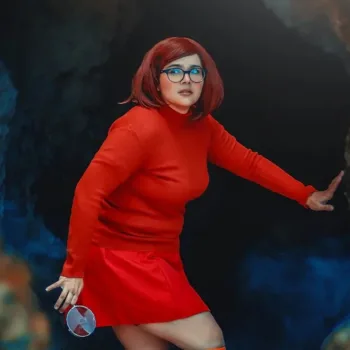 Velma Dinkley, de Scooby-Doo, neste belo cosplay da trizcosplay - capa 02