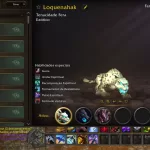 Novo estábulo de Hunter em World of Warcraft - Loquenahak