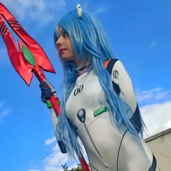 Rei Ayanami, de Neon Genesis Evangelion, neste belo cosplay da Ana lara - capa 02