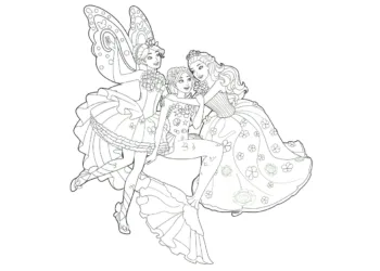Barbie e o Portal Secreto: Veja belos desenhos para colorir, pintar e imprimir (com a Boneca Barbie Fada, Borboleta, Sereia) Barbie e o Portal Secreto - Desenho para colorir, pintar e imprimir - Lindas Sereias e Fadas Fofas - Topo