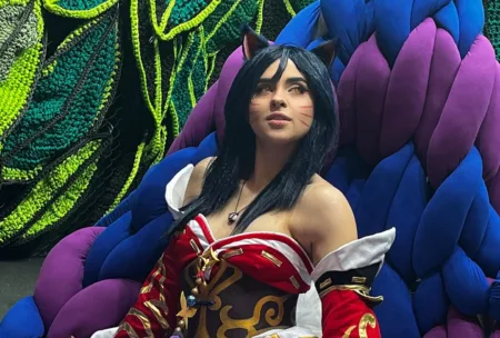 Belo cosplay da Ahri, de League of Legends, da Pachecod - capa