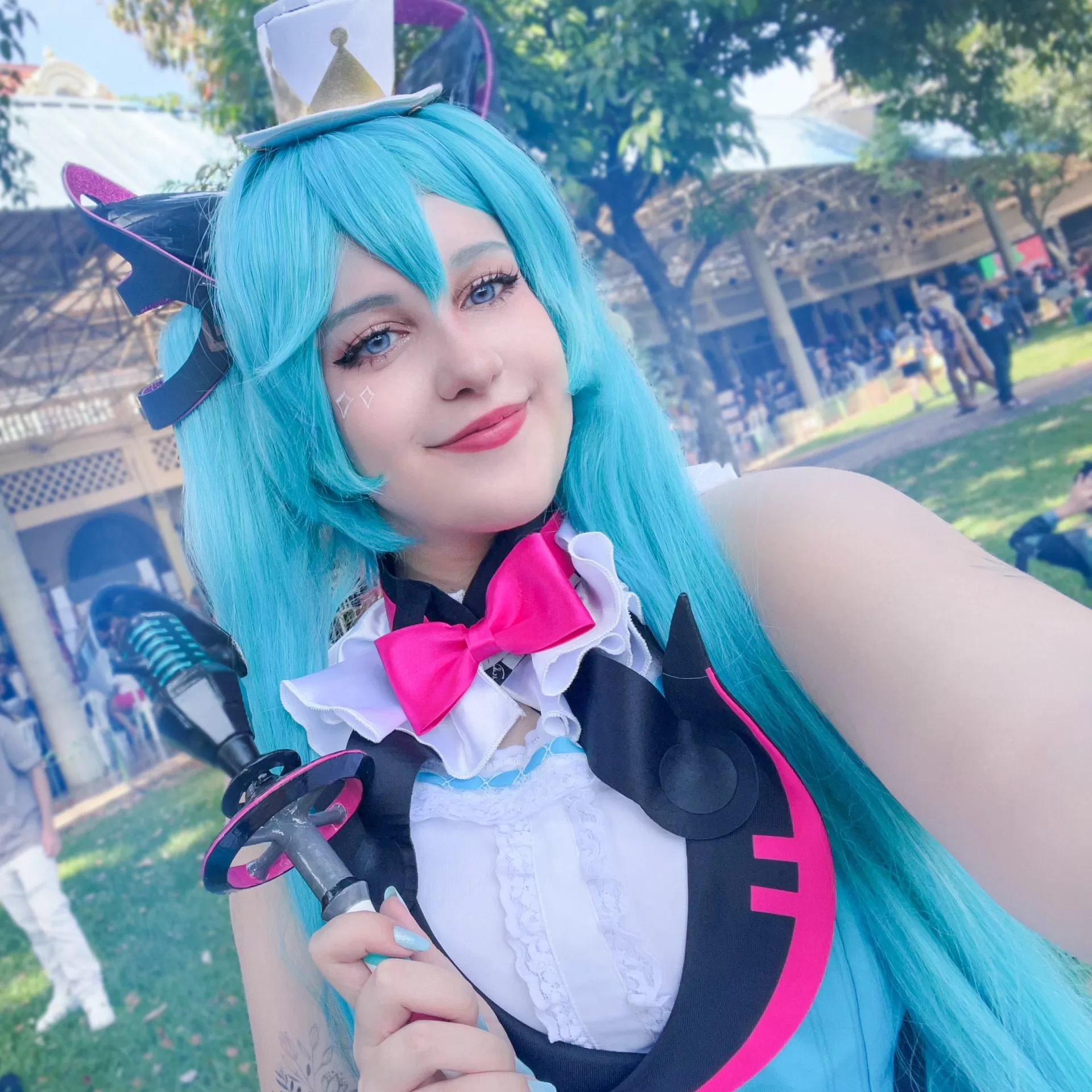 Belo Cosplay Da Hatsune Miku Magical Mirai 2019 Da Lia