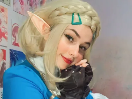 Belo cosplay da Princesa Zelda, da Bella - capa