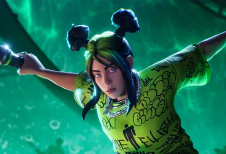 Billie Eilish em Fortnite - capa