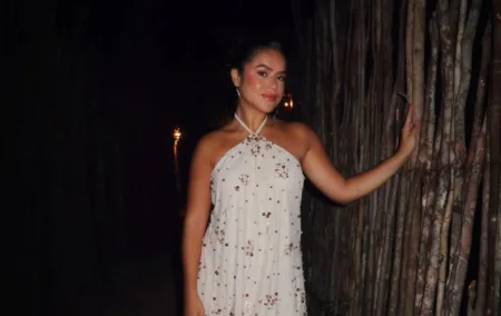 Maisa Silva com vestido branco capa