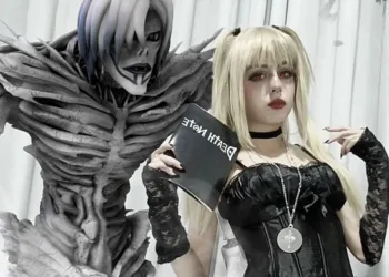 Misa Amane, de Death Note, neste belo cosplay da Matsu capa
