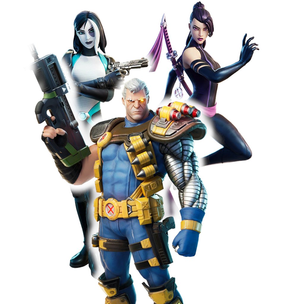 Fortnite terá skins da Psylocke, Dominó e Cable, da X-Force, a equipe ...