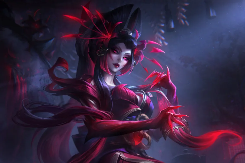 Zyra Lua Sangrenta - League of Legends - capa