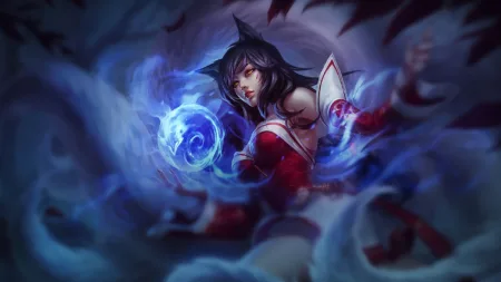 Ahri Wallpaper League of Legends - 2024
