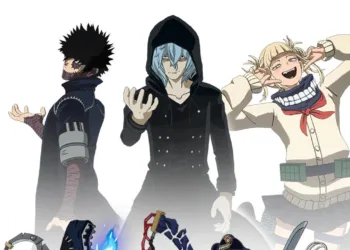 Nova Collab de My Hero Academia com Fortnite pode ter skins do Dabi, Shigaraki e Himiko Toga My Hero Academia em Fortnite - Dabi, Shigaraki e Himiko Toga - capa