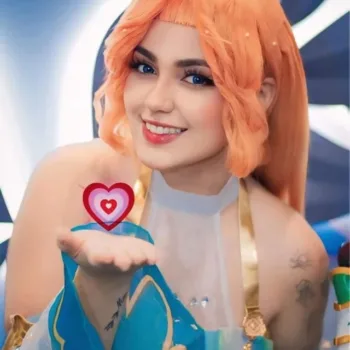 Belo cosplay da Seraphine Canção do Oceano de prestigio, de League of Legends - Mell capa 02