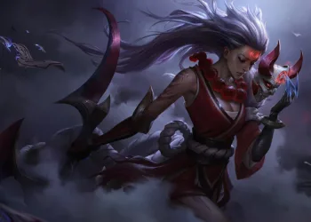 Veja um belo cosplay da Diana Lua Sangrenta, de League of Legends (LoL) League of Legends - Diana Blood Moon Wallpaper Cover