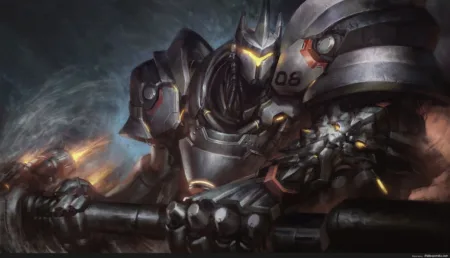 Reinhardt Wallpaper capa - Overwatch 2