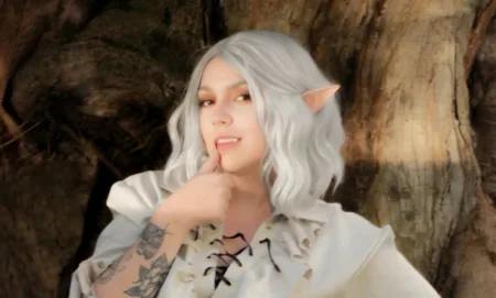 Cosplay feminino do Astarion, de Baldur's Gate 3 - Panicy capa