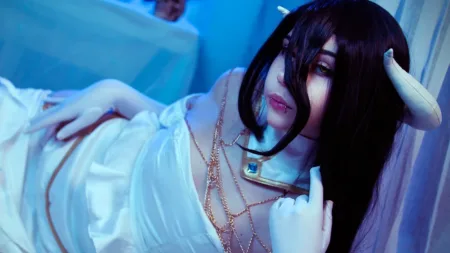 Belo cosplay da Albedo, de Overlord, da lilica - capa 01