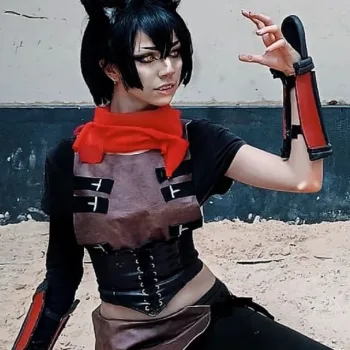 Belo cosplay da Izutsumi, de Dungeon Meshi - Sally capa 02