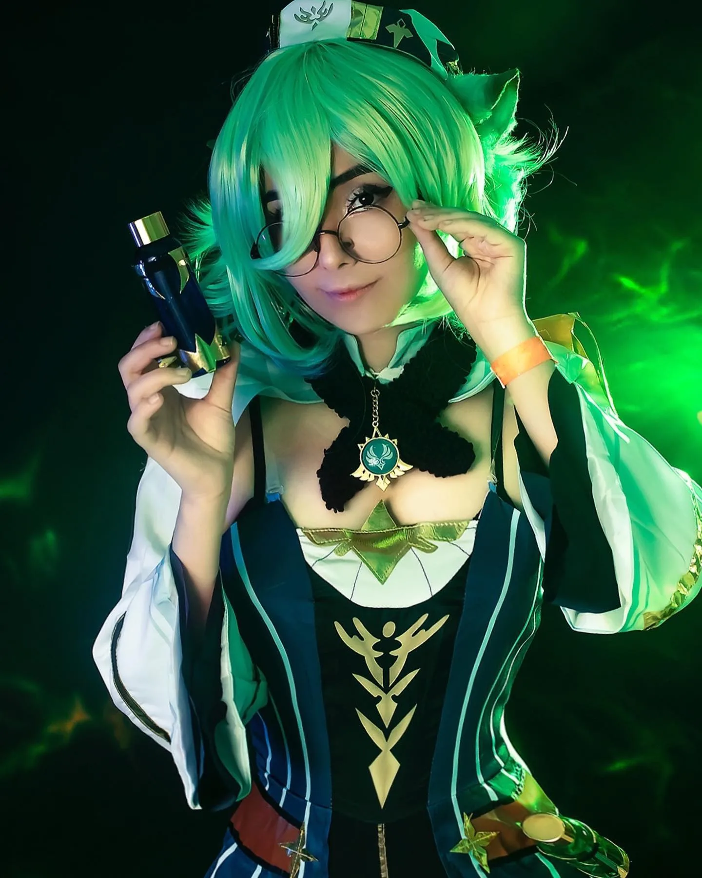 Belo cosplay da Sucrose, de Genshin Impact, da Gica - 002