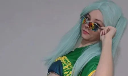 Hatsune Miku brasileira - Cosplay - Ana capa