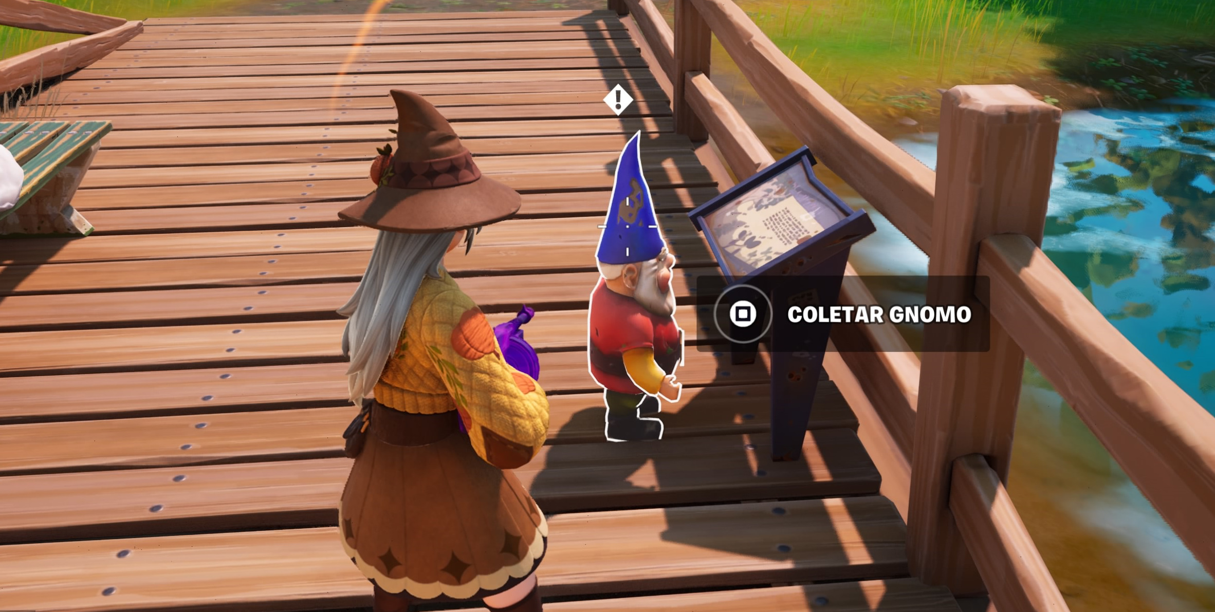 Fortnite Remix Capítulo 2: Gnomo de XP no Bosque Choroso – Veja onde achar o Gnomo Lagoeiro em 2024