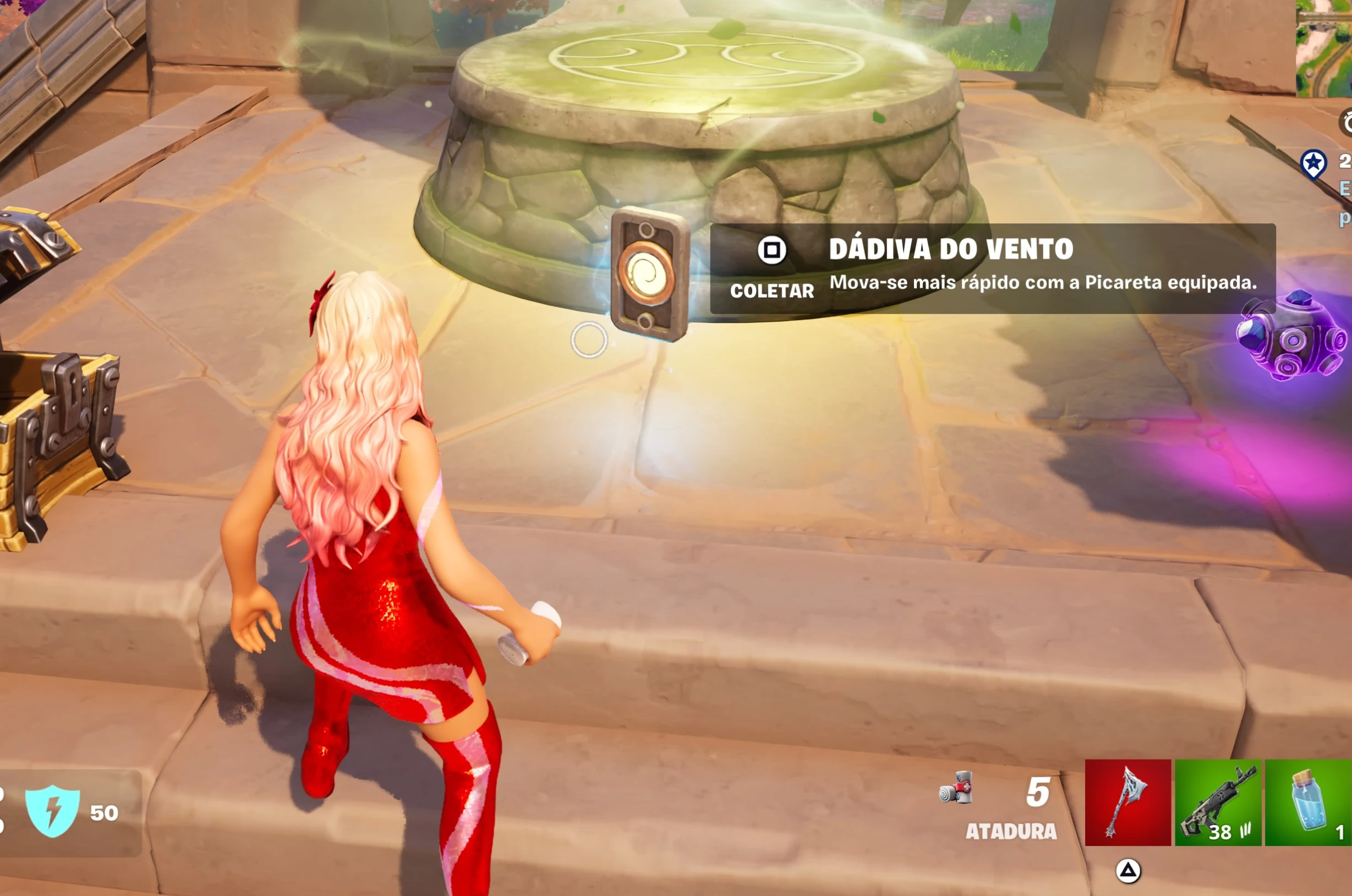 Fortnite: Como conseguir dádivas na Temporada 6 Fortnite - Capa Dádiva do Vento